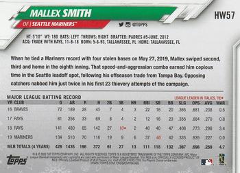 2020 Topps Holiday #HW57 Mallex Smith Back