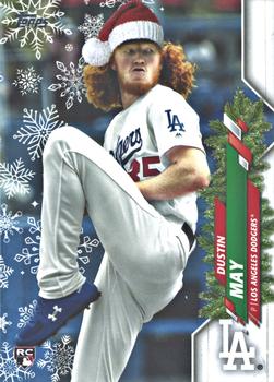 2020 Topps Holiday #HW62 Dustin May Front