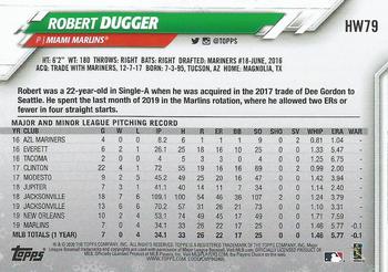 2020 Topps Holiday #HW79 Robert Dugger Back