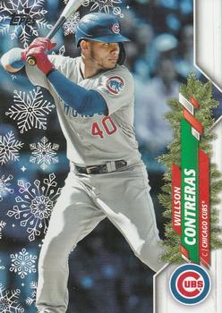 2020 Topps Holiday #HW80 Willson Contreras Front