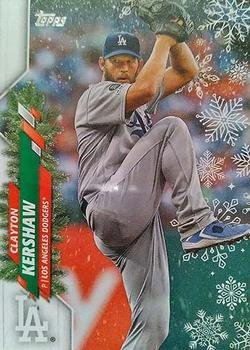2020 Topps Holiday #HW82 Clayton Kershaw Front