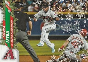 2020 Topps Holiday #HW92 Domingo Leyba Front