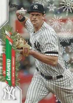 2020 Topps Holiday #HW97 DJ LeMahieu Front