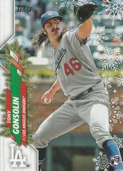 2020 Topps Holiday #HW102 Tony Gonsolin Front