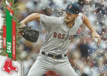 2020 Topps Holiday #HW107 Chris Sale Front