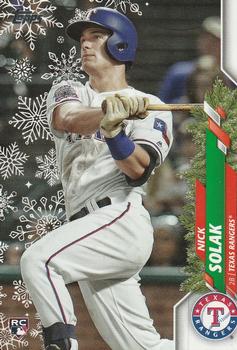 2020 Topps Holiday #HW108 Nick Solak Front