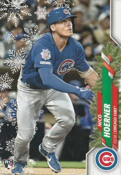 2020 Topps Holiday #HW111 Nico Hoerner Front