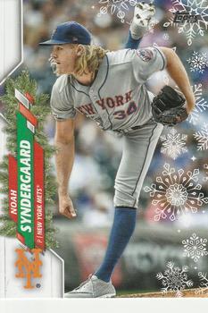 2020 Topps Holiday #HW116 Noah Syndergaard Front