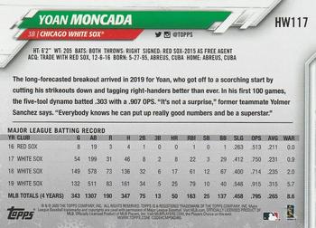 2020 Topps Holiday #HW117 Yoan Moncada Back