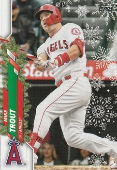2020 Topps Holiday #HW123 Mike Trout Front