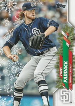 2020 Topps Holiday #HW128 Chris Paddack Front
