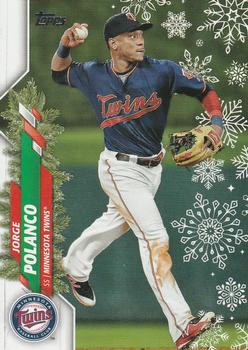 2020 Topps Holiday #HW136 Jorge Polanco Front