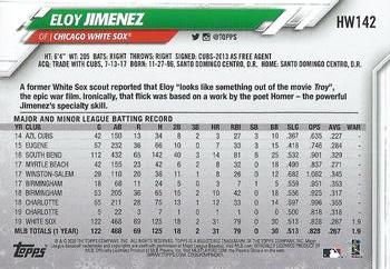 2020 Topps Holiday #HW142 Eloy Jimenez Back