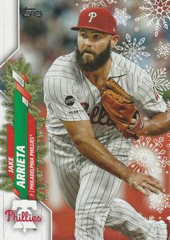 2020 Topps Holiday #HW144 Jake Arrieta Front