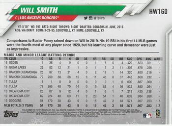 2020 Topps Holiday #HW160 Will Smith Back