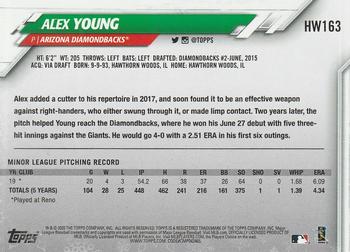 2020 Topps Holiday #HW163 Alex Young Back