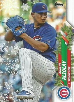 2020 Topps Holiday #HW171 Adbert Alzolay Front