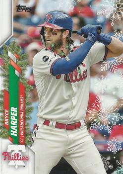 2020 Topps Holiday #HW190 Bryce Harper Front