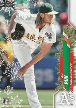 2020 Topps Holiday #HW193 A.J. Puk Front