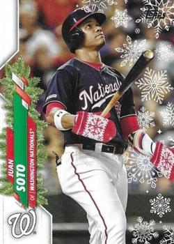 2020 Topps Holiday #HW196 Juan Soto Front