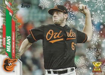 2020 Topps Holiday #HW200 John Means Front
