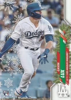 2020 Topps Holiday - Metallic #HW1 Gavin Lux Front