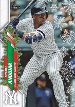 2020 Topps Holiday - Metallic #HW30 Miguel Andujar Front