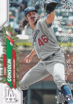 2020 Topps Holiday - Metallic #HW102 Tony Gonsolin Front