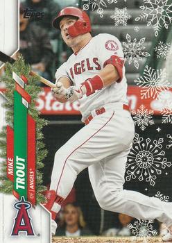 2020 Topps Holiday - Metallic #HW123 Mike Trout Front