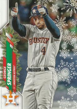 2020 Topps Holiday - Metallic #HW124 George Springer Front