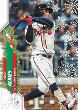 2020 Topps Holiday - Metallic #HW167 Ozzie Albies Front