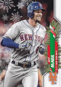 2020 Topps Holiday - Metallic #HW195 Jeff McNeil Front