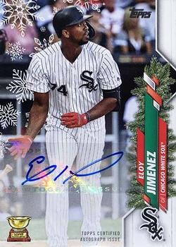 2020 Topps Holiday - Autographs #HWA-EJ Eloy Jimenez Front