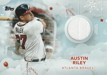 2020 Topps Holiday - Relics #WHR-AI Austin Riley Front