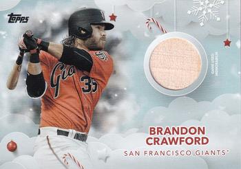 2020 Topps Holiday - Relics #WHR-BC Brandon Crawford Front