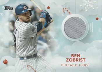 2020 Topps Holiday - Relics #WHR-BZ Ben Zobrist Front