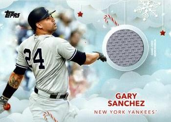 2020 Topps Holiday - Relics #WHR-GA Gary Sanchez Front