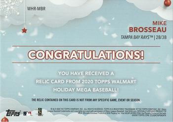2020 Topps Holiday - Relics #WHR-MBR Mike Brosseau Back