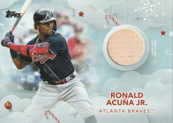 2020 Topps Holiday - Relics #WHR-RA Ronald Acuña Jr. Front