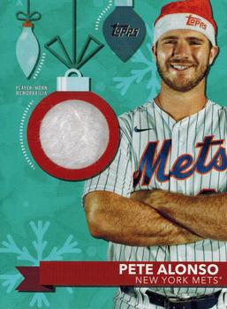 2020 Topps Holiday - Holiday Relics #WHHR-PA Pete Alonso Front