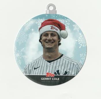 2020 Topps Holiday - Oversized Die Cut Ornaments #WHO-GC Gerrit Cole Front
