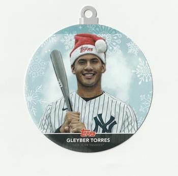 2020 Topps Holiday - Oversized Die Cut Ornaments #WHO-GT Gleyber Torres Front