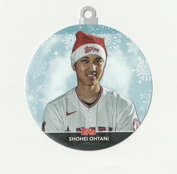 2020 Topps Holiday - Oversized Die Cut Ornaments #WHO-SO Shohei Ohtani Front
