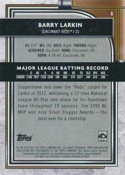 2021 Topps Museum Collection #6 Barry Larkin Back