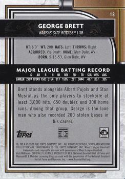 2021 Topps Museum Collection #13 George Brett Back