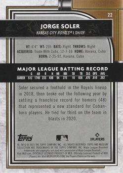2021 Topps Museum Collection #22 Jorge Soler Back