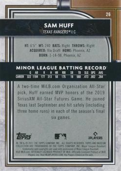 2021 Topps Museum Collection #26 Sam Huff Back