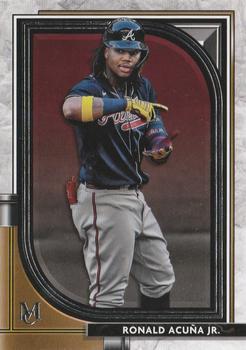 2021 Topps Museum Collection #97 Ronald Acuña Jr. Front