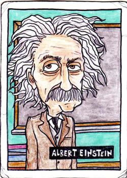2021 Gummy Arts (Unlicensed) #12 Albert Einstein Front