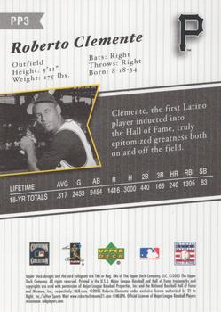 2005 Upper Deck Classics - All-Star FanFest Pirates All-Star Greats #PP3 Roberto Clemente Back